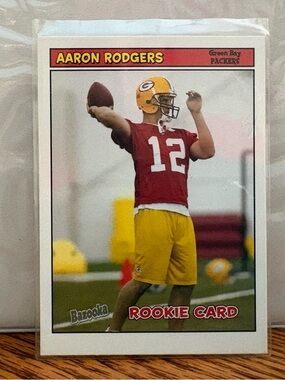 Aaron Rodger’s Bazooka Rookie Card